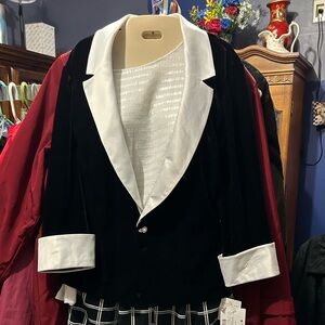 Alex Evenings from Macys velvet jacket